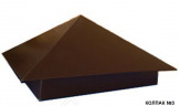 Заборный колпак Пирамида 390х390.
