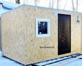 Домики для дачи и стройки с утеплением 100 мм.