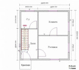 Двухэтажный дачный дом 5,5 м х 5,5 м за месяц.