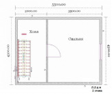 Двухэтажный каркасный дачный дом 5,5 м х 5,5 м за месяц.